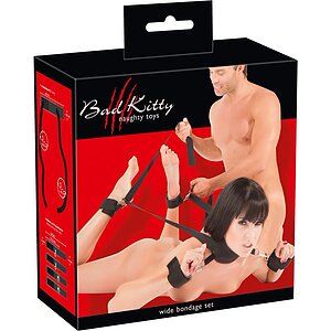 Bad Kitty Bondage Set Negru Thumb 1
