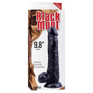 Dildo Realistic Black Veined Negru Thumb 3