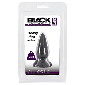 Anal Plug Black Velvets Heavy Negru Thumb 3