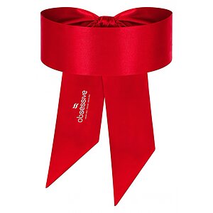 Eșarfă Obsessive Satinată Roșie Roșu Thumb 1