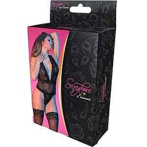 Body Magic Silk Heavenly Negru L-XL Thumb 4