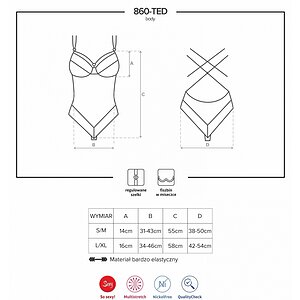 Body Obsessive 860-TED Negru S-M Thumb 4