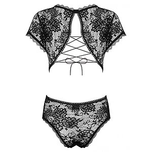 Body Obsessive Peonesia Negru S-M Thumb 3