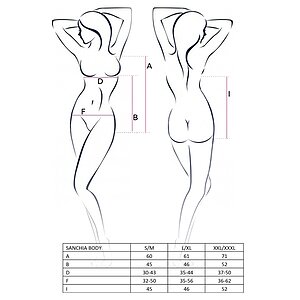 Body Passion Sanchia Negru L-XL Thumb 1