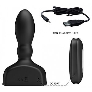 Anal Plug Mr. Play Inflatable Negru Thumb 5