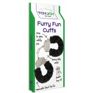 Cătușe Furry Fun Cuffs Negru Thumb 2