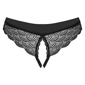 Chilot Obsessive Decupat Chemeris Negru XS-S Thumb 3