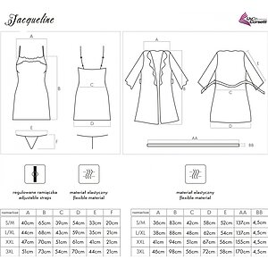 Chemise Cu Halat LivCo Jacqueline Negru L-XL Thumb 8