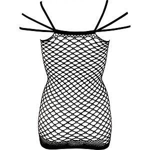 Chemise No:Xqse Din Plasă Elise Negru S-L Thumb 3