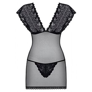 Chemise Obsessive 821-CHE Negru S-M Thumb 2