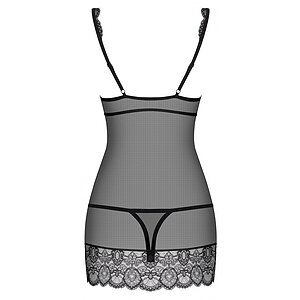 Chemise Obsessive 853-CHE Negru S-M Thumb 3