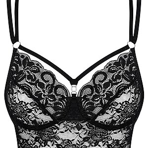 Chemise Obsessive 860-CHE Negru S-M Thumb 3