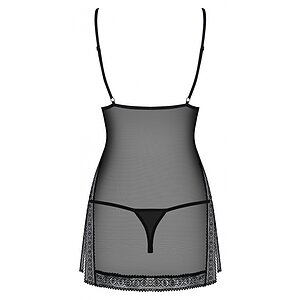 Chemise Obsessive 862-CHE Negru S-M Thumb 3