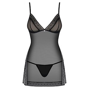 Chemise Obsessive 862-CHE Negru S-M Thumb 2