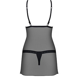 Chemise Obsessive 865-CHE Negru L-XL Thumb 3