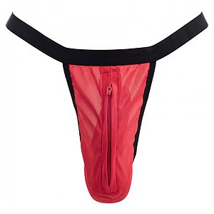 Chilot Amorable Lucas With Zipper Roșu S-L Thumb 2