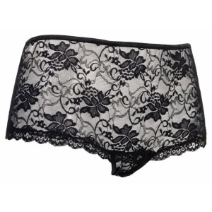 Chilot Amorable Open Back Charlotte Negru S-L Thumb 5