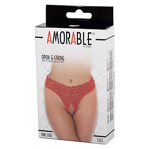 Chilot Amorable Open Lydia Roșu S-L Thumb 4