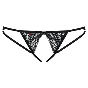 Chilot Decupat Obsessive Picantina Negru L-XL Thumb 2