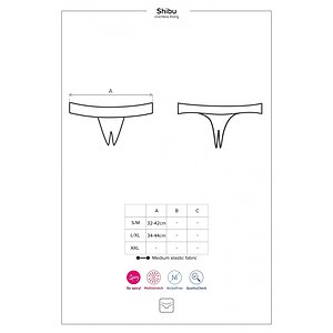 Chilot Decupat Obsessive Shibu Negru L-XL Thumb 4