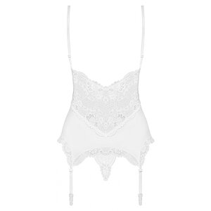 Corset Alb Elegant Obsessive 810-COR L-XL Thumb 3