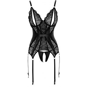 Corset Cottelli Collection Annalee Negru S Thumb 3