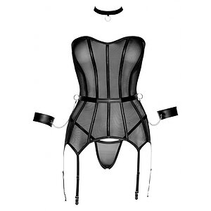 Corset Cottelli Collection Avery Negru L Thumb 3