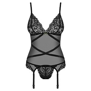 Corset Obsessive Bondea Negru S-M Thumb 2