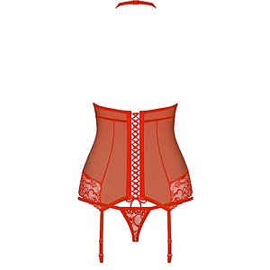 Corset Obsessive 838-COR Roșu S-M Thumb 3