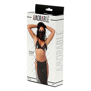 Costum Dansatoare Buric Amorable Negru S-L Thumb 2