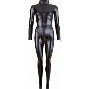 Costum Latex Cottelli Collection Jumpsuit Negru S Thumb 4