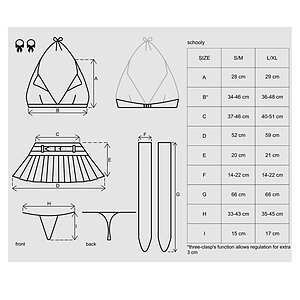Costum Obsessive Schooly Alb L-XL Thumb 4