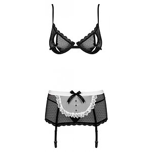 Costum Obsessive Maidme Negru S-M Thumb 2