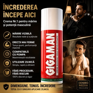 Cremă Mărire Penis Gigaman 75ml Thumb 1