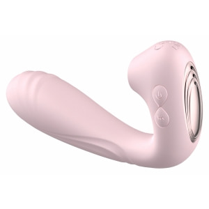 Crushious Pookie Stimulator cu Dublă Stimulare, Reîncărcabil Roz Thumb 6