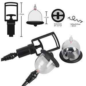 Cupe Vibratoare Pentru Sfârcuri Bad Kitty Transparent Thumb 4