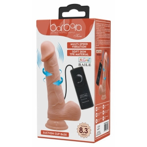 Vibrator Rotativ Barbara Ken 8.3 cm, cu Ventuză Thumb 15