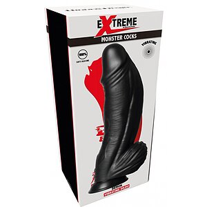 Demon Monster Vibrant Negru — 9 Moduri, 27cm Thumb 4