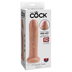 Dildo Penis 19cm Uncut Thumb 1