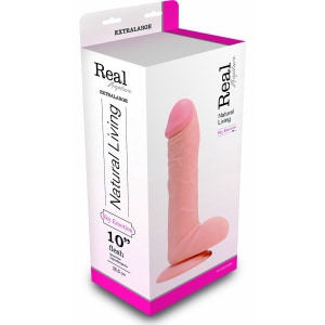 Dildo cu ventuză Real Rapture 25,5 cm natural Thumb 1