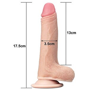Sliding Skin Cu Ventuză 17cm Thumb 4