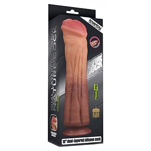 Dildo Dublu Strat Lovetoy 30 cm, Ventuză Puternică Thumb 6