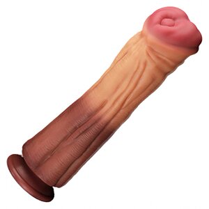 Dildo Dublu Strat Lovetoy 30 cm, Ventuză Puternică Thumb 2