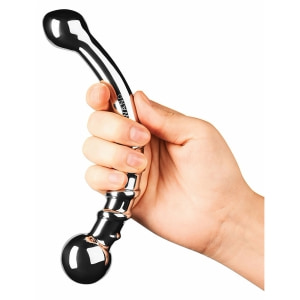 Dildo Metal Le Wand Stainless Steel Bow Argintiu Thumb 2