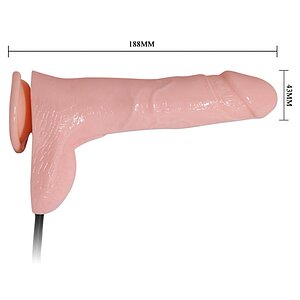Dildo Gonflabil Cu Ventuză 18cm Thumb 2