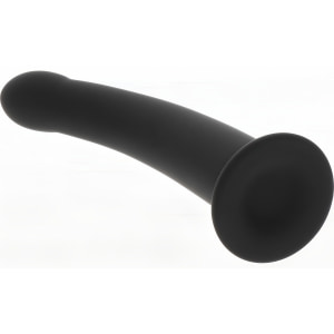Dildo Strap-On Dong Medium 14cm Negru Thumb 1