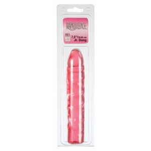 Dildo Translucence Jr Dong 19cm Roșu Thumb 1