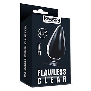 Dop Anal Flawless Clear 11.5 cm – Transparent, Moale Thumb 1