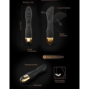 Vibrator Dorcel Flexi And Joy Negru Thumb 4