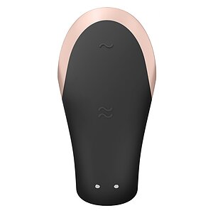 Double Love Luxury Partner Vibrator Negru Thumb 2